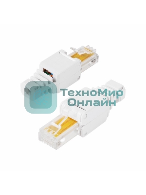 Разъем Rexant RJ-45(8P8C) под витую пару, UTP, категория 5e, самозажимной