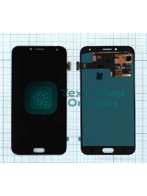 Дисплей для Samsung Galaxy J4 2018 SM-J400F в сборе с тачскрином (OLED) черный