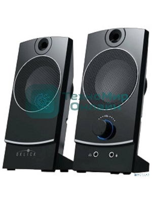 Акустическая система Oklick OK-118 2.0 черный 4Вт