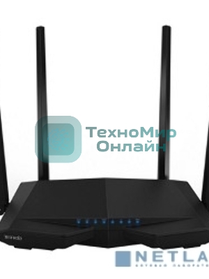Маршрутизатор Tenda AC6 AC1200 Двухдиапазонный, Wi-Fi маршрутизатор, 4*5 дБи внешние антенны