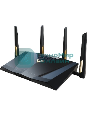 Маршрутизатор ASUS RT-BE88U, черный/желтый, 90IG08V0-MO3N0V