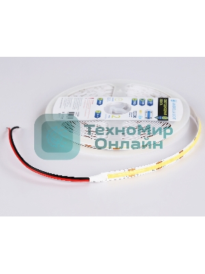 Светодиодная лента Ambrella light GS2603 COB 320Led/ 10W m/ 12V IP20 6500K/ 5000*8*1.54mm (2 конт.)