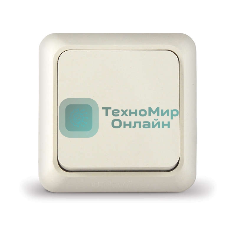 Выключатель 1-кл. ОП Олимп 10А IP20 беж. Universal Б-О0021