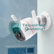 Видеокамера IP TP-Link Tapo C310 белый 3Mp indoor & outdoor IP camera, 30m Night Vision, IP66 dust & waterproof, Motion Detection and Notification, 2-way Audio, supports Micro SD card storage, easy setup with APP