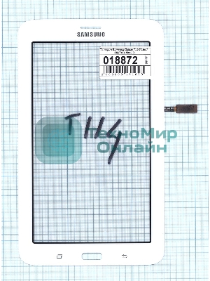Сенсорное стекло (тачскрин) для Samsung Galaxy Tab 3 Lite 7.0 SM-T114, белое