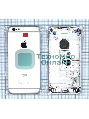 Задняя крышка для iPhone 6S (4.7) серебристый