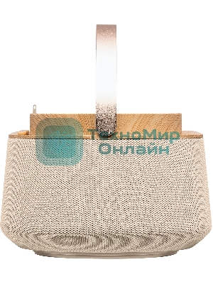 Колонка портативная BBK BTA2010 бежевый 10W 1.0 BT 10м 1800mAh