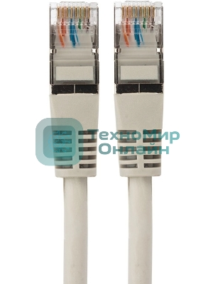 Пaтч-корд U/UTP Rexant, cat.5e, RJ45-RJ45, неэкранированный, LSZH серый, 2м