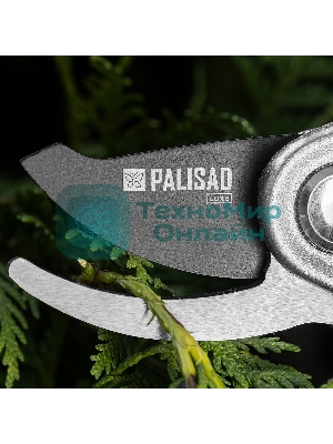 Секатор прямого реза Palisad LUXE 205 мм, алюминиевые рукоятки в ПВХ-оболочке