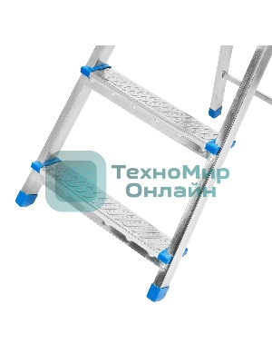 Стремянка Сибртех 4 ступени, стальная, оцинкованная