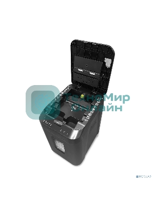 Шредер ГЕЛЕОС АП40-4, DIN P-4 (4 ур-нь секр.), фрагмент 3,9х12мм, АВТОПОДАЧА 170 лист (70г/м2), пл.карты/скрепки/скобы, 37 литров