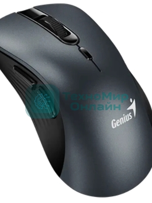 Мышь беспроводная Genius Ergo 8100S черный, 1600 dpi, радиоканал, USB, кнопки - 6