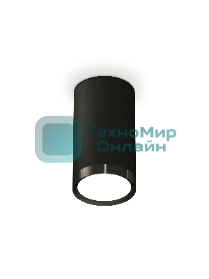 Светильник Ambrella Light XS8162001 SBK/PBK черный песок/черный полированный GX53 (C8162, N8113)