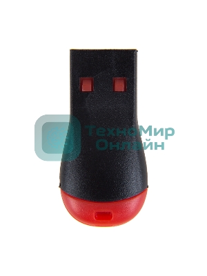 Кард-ридер Rexant 18-4110/черный-красный/SD/microSD/microSDHC/USB 2.0/пластик