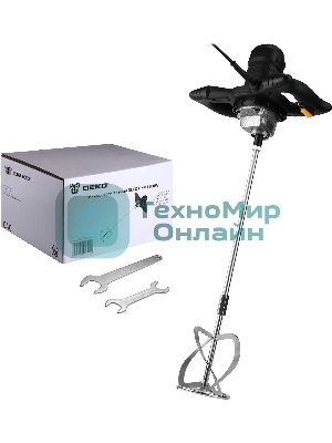 Дрель-миксер Deko DKM1600W, 1600 Вт, сетевая