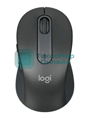 Мышь беспроводная Logitech Signature M650 графитовый, 4000 dpi, радиоканал, Bluetooth, USB, кнопки - 5