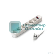 Сетевой фильтр ExeGate EX221172RUS SP-6-1.8W (6 розеток, 1.8 м, евровилка, белый)