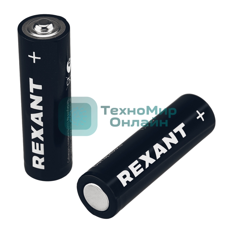 Батарейка алкалиновая Rexant AA/LR6 пальчиковая 1,5В блистер 24 шт.