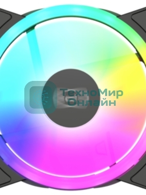 Вентилятор для корпуса PCCooler F3 T120 ARGb белый, 120 мм, 1800 об/мин, 21.6 дБ, 4 pin