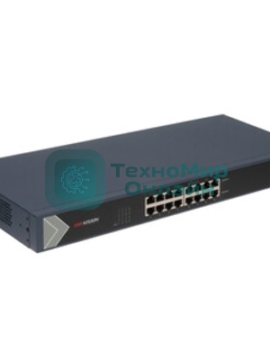 Гигабитный коммутатор DS-3E0516-E(C), 16-портовый, Hikvision
