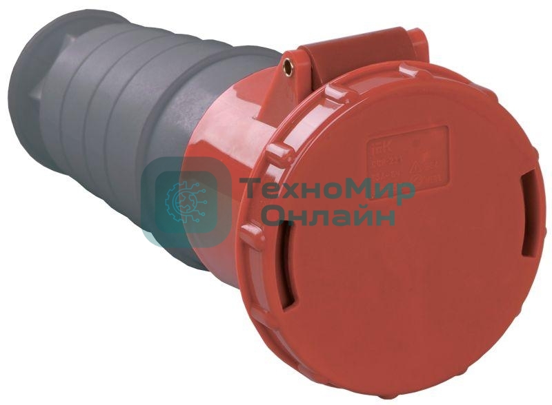 Розетка кабельная 63А 380В 3P+PE ССИ-234 IP54 IEK PSR22-063-4