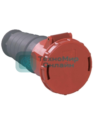 Розетка кабельная 63А 380В 3P+PE ССИ-234 IP54 IEK PSR22-063-4