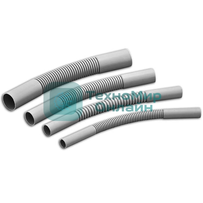 Поворот гибкий гофр. для трубы d20 Рувинил П01420
