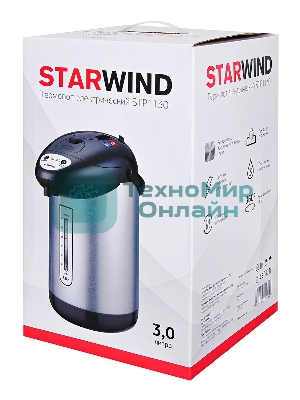 Термопот Starwind STP1130 3 л, 750 Вт, черный
