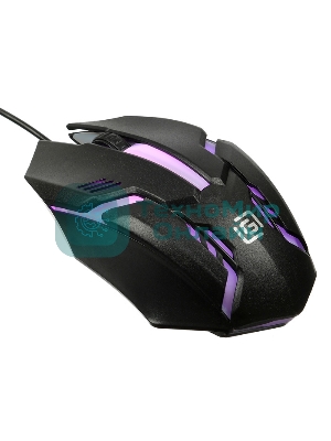 Мышь проводная Oklick 396M INSOMNIA черный, 1000 dpi, USB, кнопки - 3