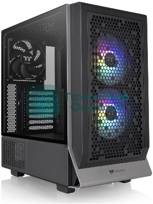 Компьютерный корпус Thermaltake Ceres 300 TG ARGB черный без БП ATX 3x140мм 2xUSB 3.0 1xUSB3.1 audio bott PSU