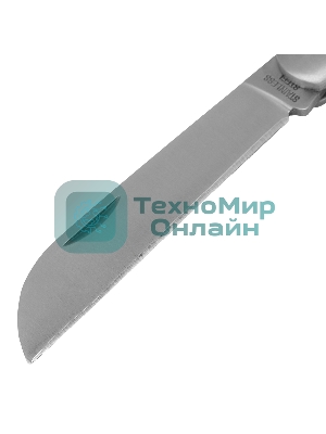 Нож садовый складной Palisad прямое лезвие, 173 мм, деревянная рукоятка