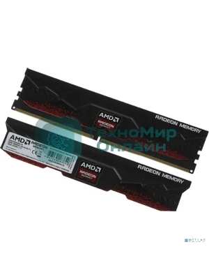 Оперативная память AMD Radeon R5, DDR5, 16GB (1x16GB), 4800MHz, CL40, DIMM, с радиатором, черный