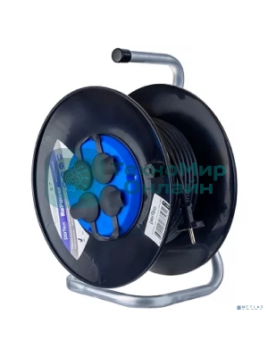 Удлинитель на катушке без заземления PERFEO RU POWER 40м 4гн 16А ПВС 2х1,5 IP44 (РБК16).