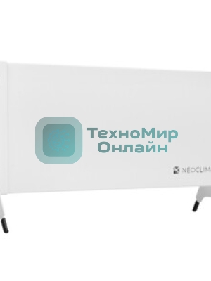 Конвектор электрический Neoclima Nano 1000W белый, 1000 Вт, 15 м2, термостат