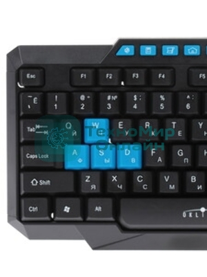 Мышь проводная Oklick 750G черный, 7200 dpi, USB, кнопки - 5