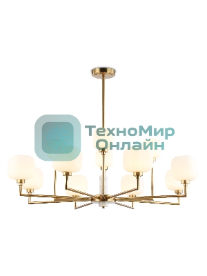 Люстра Ambrella light LH53019/12 BS/FR латунь/белый матовый G9*12 max 40W D910*680