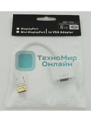 Переходник Belsis Display port (male) to VGA (female)