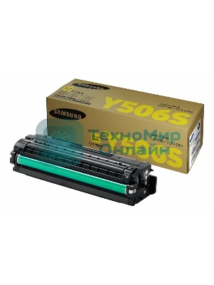 Картридж лазерный Samsung CLT-Y506S/SEE желтый для Samsung CLP-680/CLX-6260 (1500 стр.)
