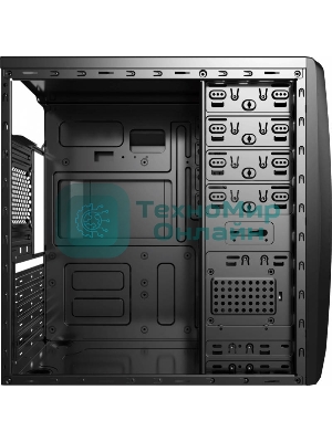 Компьютерный корпус Miditower Aerocool/Formula Cs-1102 черный ATX/micro ATX/mini ITX, USB 3.0 (без БП) 58133