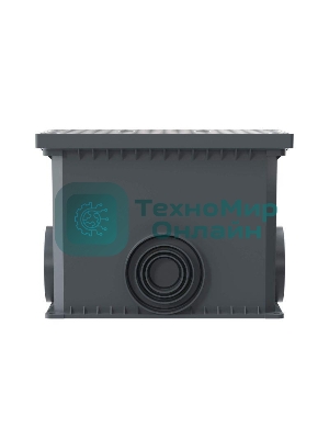 Колодец смотр. ДКС 025002 335х240х255 с крыш. для двуст. труб