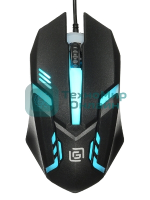 Мышь проводная Oklick 396M INSOMNIA черный, 1000 dpi, USB, кнопки - 3