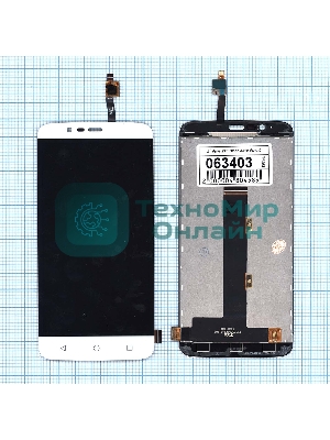 Дисплей для ZTE Blade A310 белый