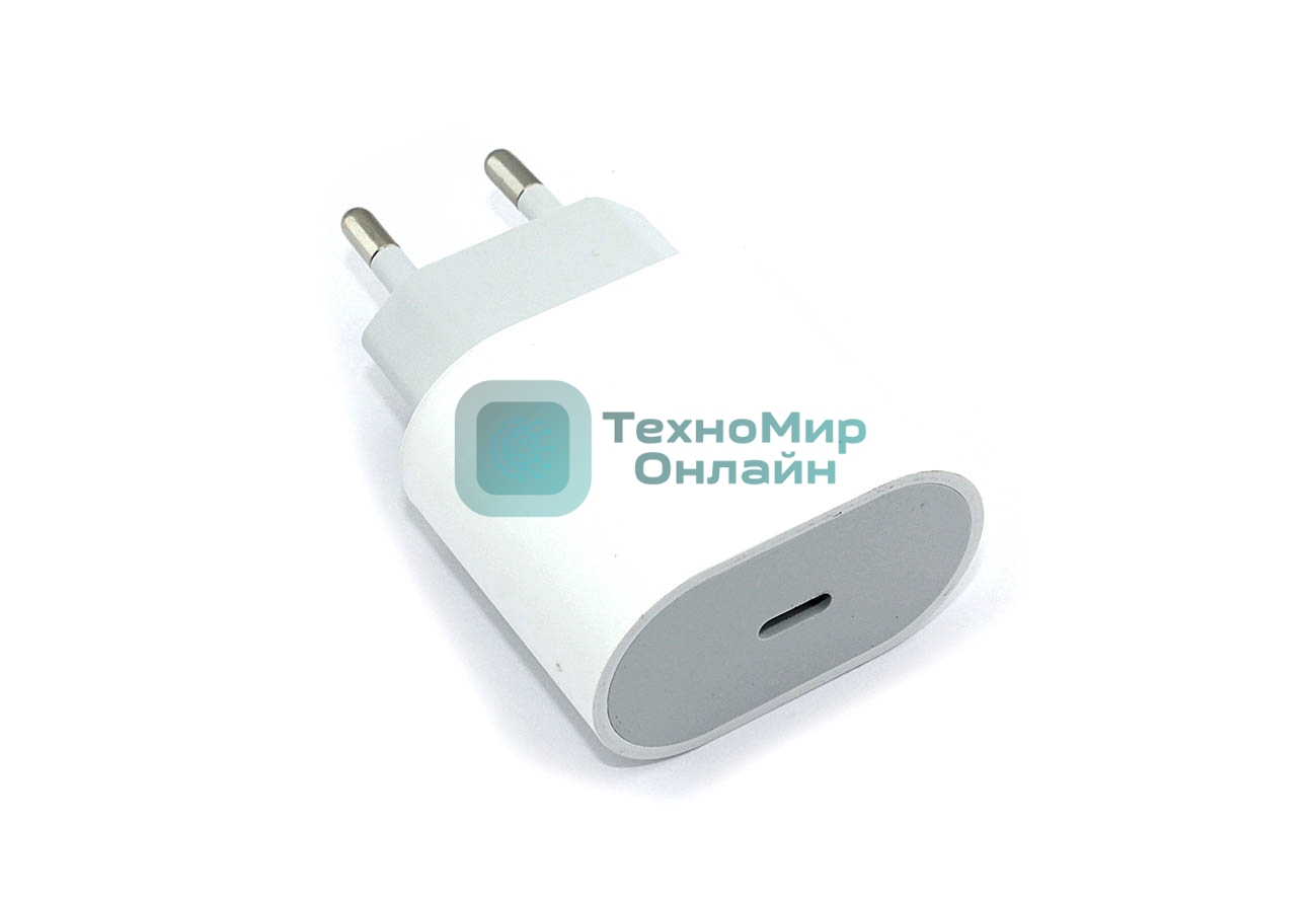 Блок питания (сетевой адаптер) Apple 5V 3A/9V 2A/12V 1.5A 18W USB Type-C OEM