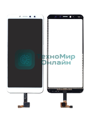 Сенсорное стекло (тачскрин) для Xiaomi Redmi Y2, белое