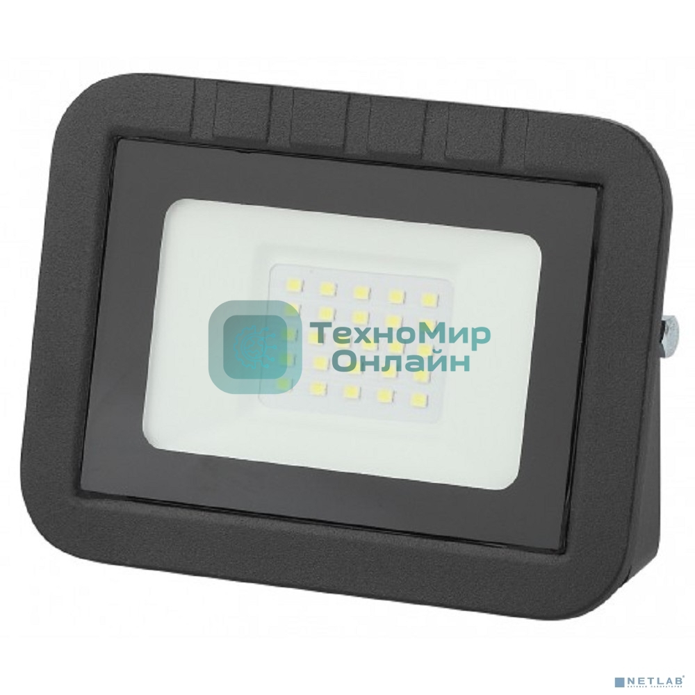 Прожектор светодиодный ЭРА LPR-061-0-65K-020 20Вт 1900Лм 6500К 135x100x28