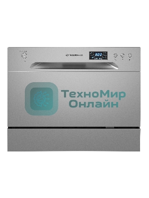 Посудомоечная машина Maunfeld MLP-06DS, серый, 55 см, 6 компл., 49 дБ, класс A+