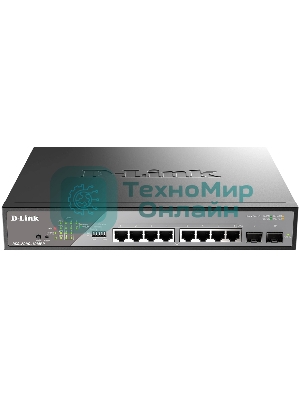 Коммутатор сетевой Smart L2 Surveillance Switch 8х1000Base-T PoE 802.3bt 90W, 2x1000Base-X SFP, PoE Budget 242W, Long-range PoE up to 250m