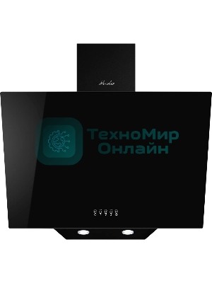 Вытяжка наклонная Monsher Astra 50 Noir черный, 50 см, 1100 куб. м/ч, 53 дБ