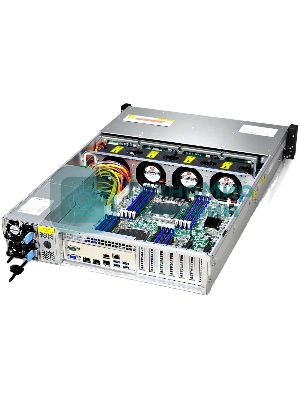 Серверный корпус Gooxi RMC2112-670-HSE-D 2U 12bay chassis,Expander backplane rear 2*2.5