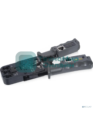 Инструмент для обжима проводников Cabeus, RJ-45, RJ-12, RJ-11, с тестером, 3 в 1, (HT-2010NT (HT-022))